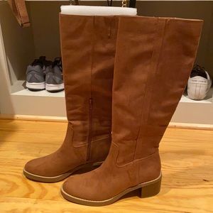 New Ann Taylor Loft Brown Suede Boots size 10